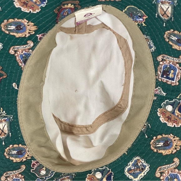 YoungAn Vintage Khaki Bucket Golf Hat - Picture 5 of 10
